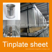 MR electrolytic prime tinplate 2.8/2.8 tinning bright finish T4CA for food can production